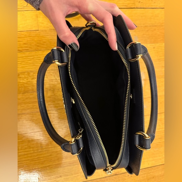 Coach dark blue medium bag - Picture 3 of 9